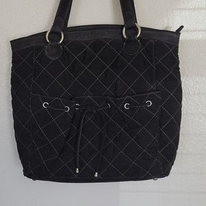 Vera Bradley black tote